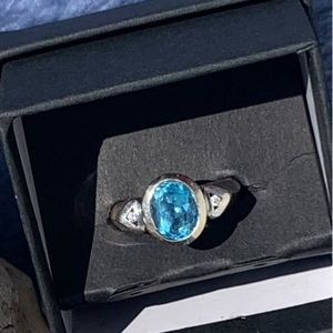 Blue Topaz Ring